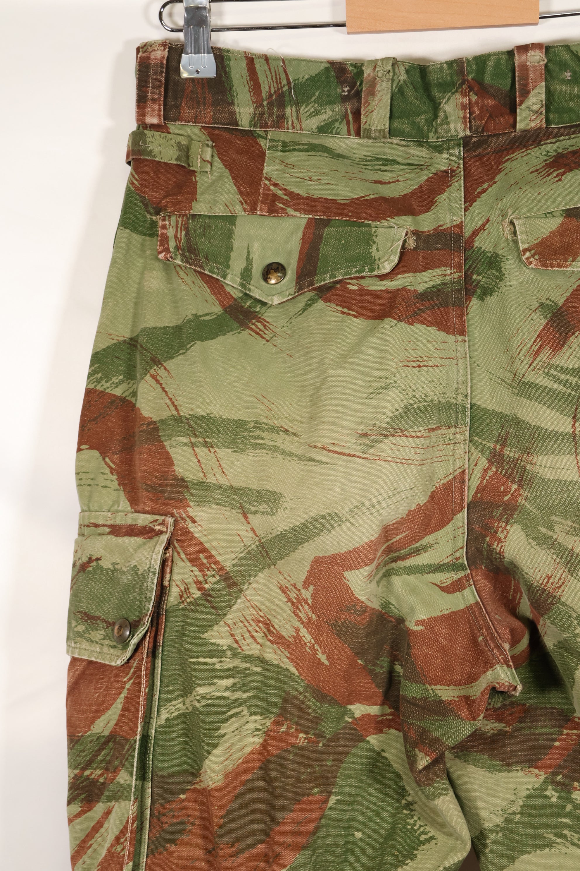 1960s French Army Lizard Camouflage Pants TAP 47/56 Pattern Used C