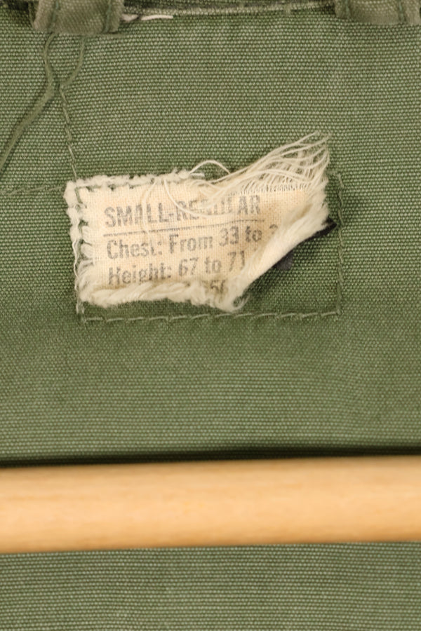 Estimated Contract Year: 1966–67 | S-R | 3rd Model Jungle Fatigue Jacket | Green Beret | Used