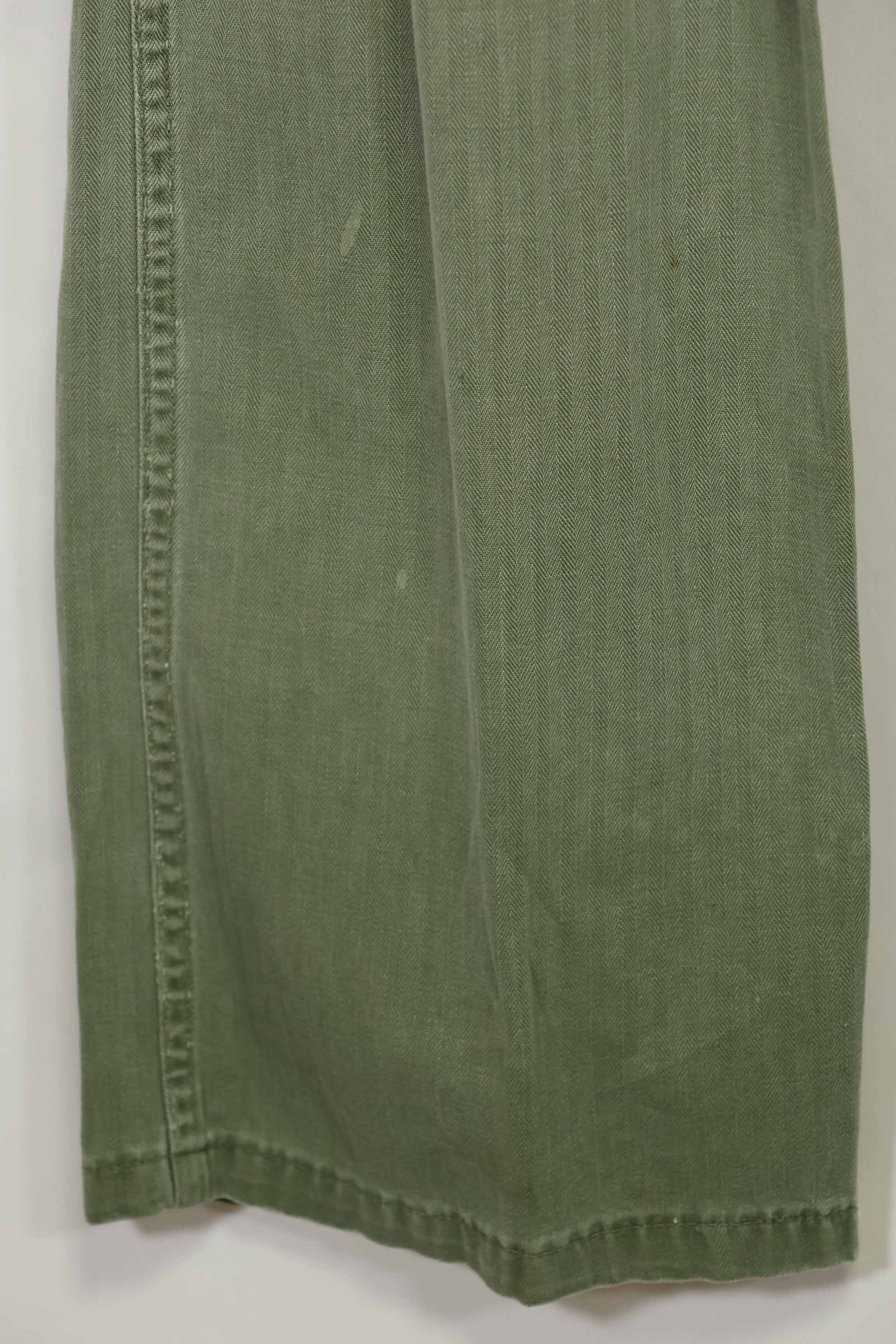 1950's USMC HBT P41 Cut Utility Pants Korean War Used