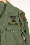 1960s-70s OG-107 Utility Shirt US Army 173rd Airborne Brigade Soldier Used