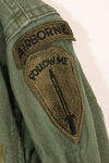 1960s-70s OG-107 Utility Shirt US Army 173rd Airborne Brigade Soldier Used