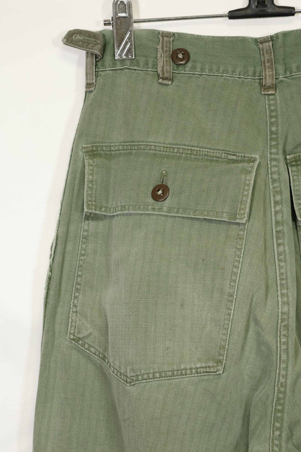 1950's USMC HBT P41 Cut Utility Pants Korean War Used