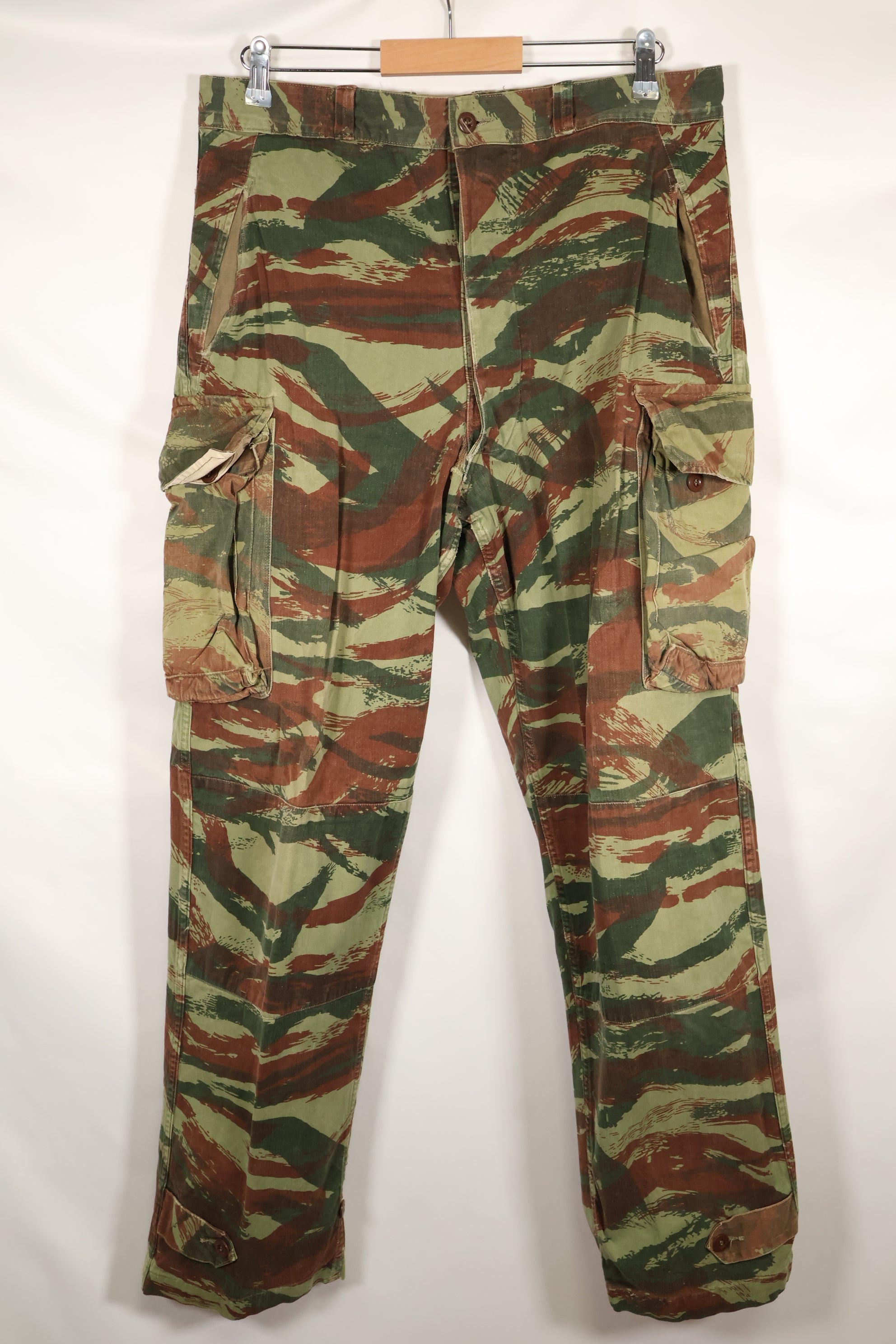 1960s French Army Lizard Camouflage Pants TAP 47/56 Pattern Used D