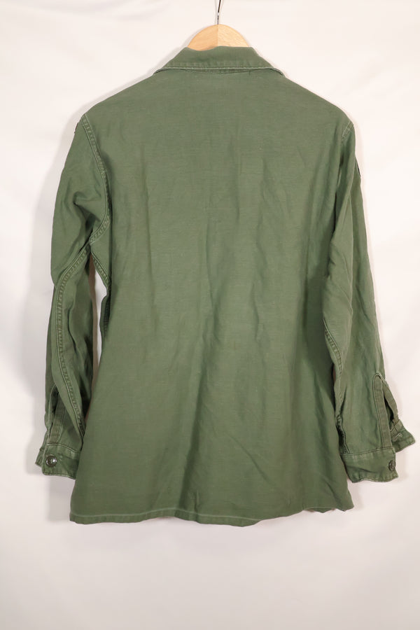1960s-70s OG-107 Utility Shirt US Army 173rd Airborne Brigade Soldier Used