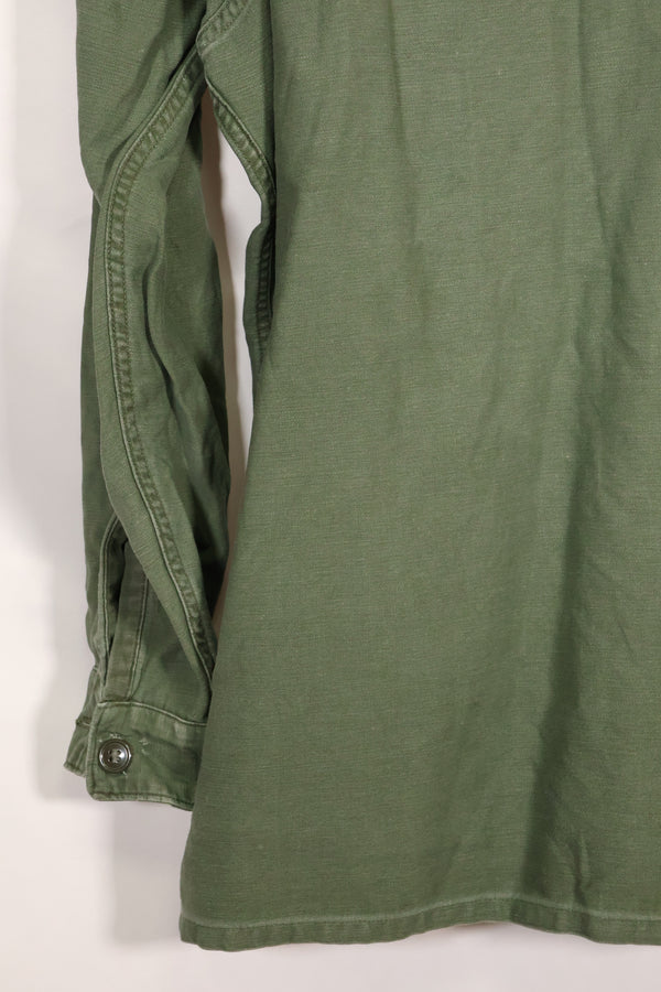 1960s-70s OG-107 Utility Shirt US Army 173rd Airborne Brigade Soldier Used