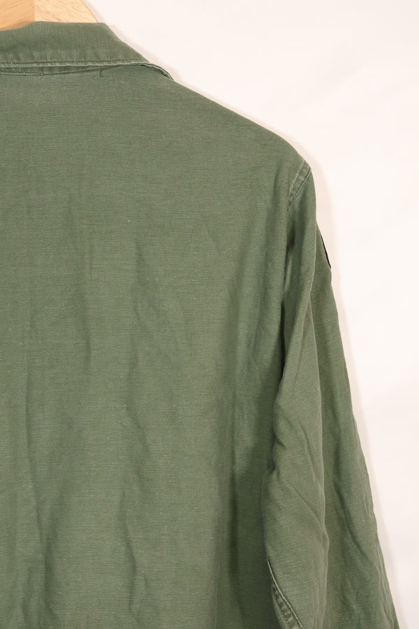 1960s-70s OG-107 Utility Shirt US Army 173rd Airborne Brigade Soldier Used