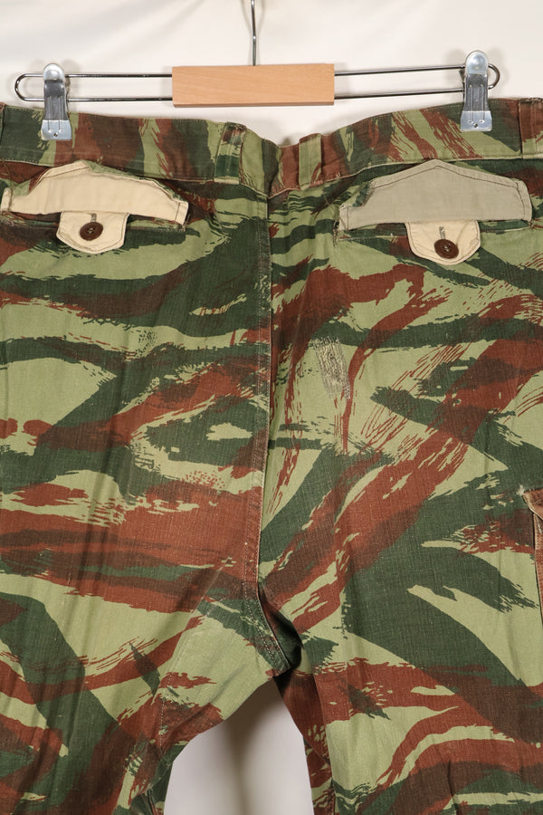 1960s French Army Lizard Camouflage Pants TAP 47/56 Pattern Used D