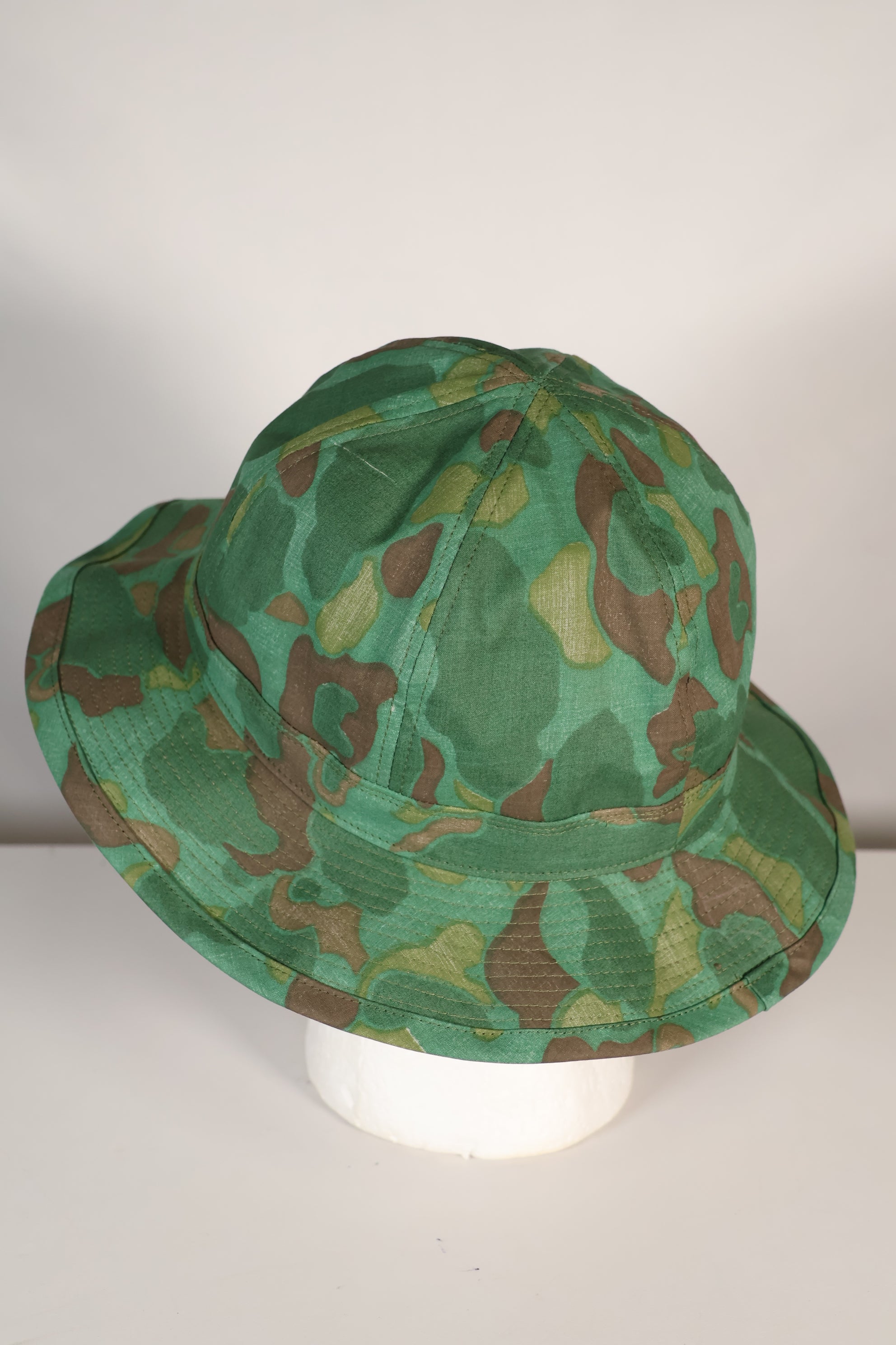 20% OFF 1940s Frogskin Poncho Fabric Model M37 Jungle Hat without Air Vent MADE IN JAPAN