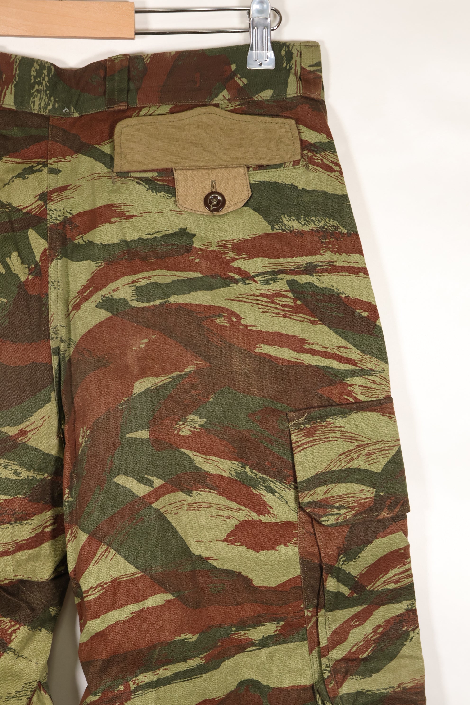 1960s French Army Lizard Camouflage Pants TAP 47/56 Pattern Used E