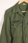 1967 Contract US Navy OG-107 Utility Shirt Engineering Corps SEABEES same owner B