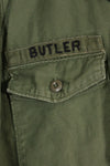 1967 Contract US Navy OG-107 Utility Shirt Engineering Corps SEABEES same owner B