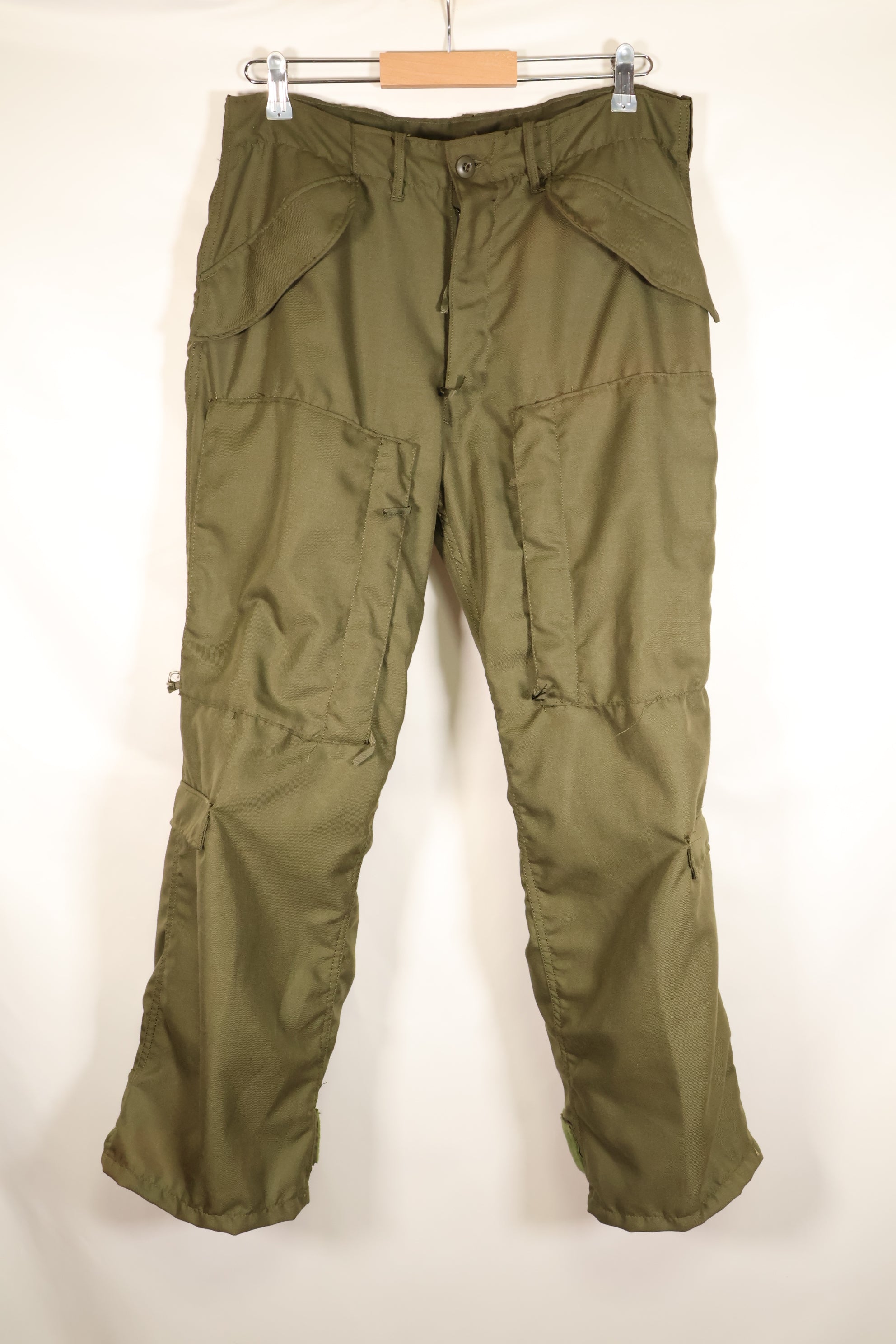 1971 Contract, Deadstock, M-S, U.S. Military, NOMEX Material, Flame-Retardant Flight Pants, Pilot, Paper Tag Missing