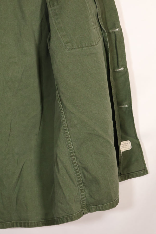 1967 Contract US Navy OG-107 Utility Shirt Engineering Corps SEABEES same owner B