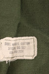 1967 Contract US Navy OG-107 Utility Shirt Engineering Corps SEABEES same owner B
