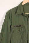 1967 Contract US Navy OG-107 Utility Shirt Engineering Corps SEABEES same owner C