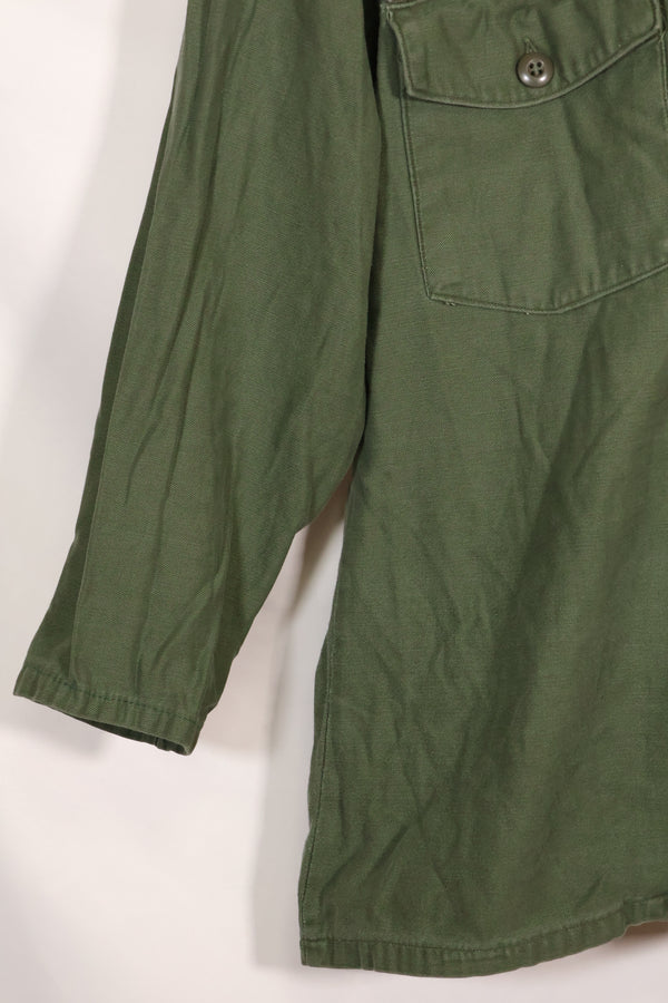 1967 Contract US Navy OG-107 Utility Shirt Engineering Corps SEABEES same owner C