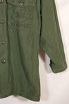 1967 Contract US Navy OG-107 Utility Shirt Engineering Corps SEABEES same owner C