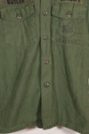 1967 Contract US Navy OG-107 Utility Shirt Engineering Corps SEABEES same owner C