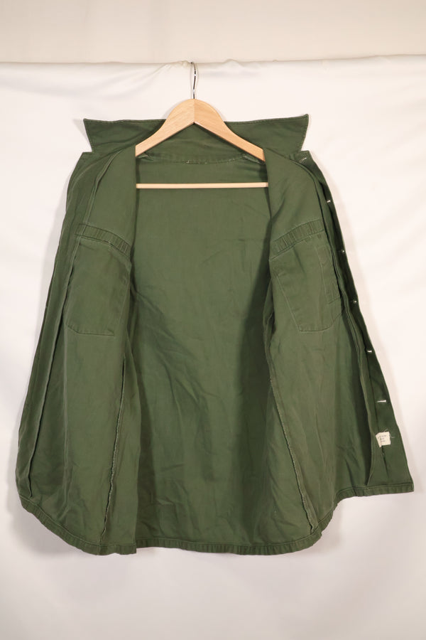 1967 Contract US Navy OG-107 Utility Shirt Engineering Corps SEABEES same owner C