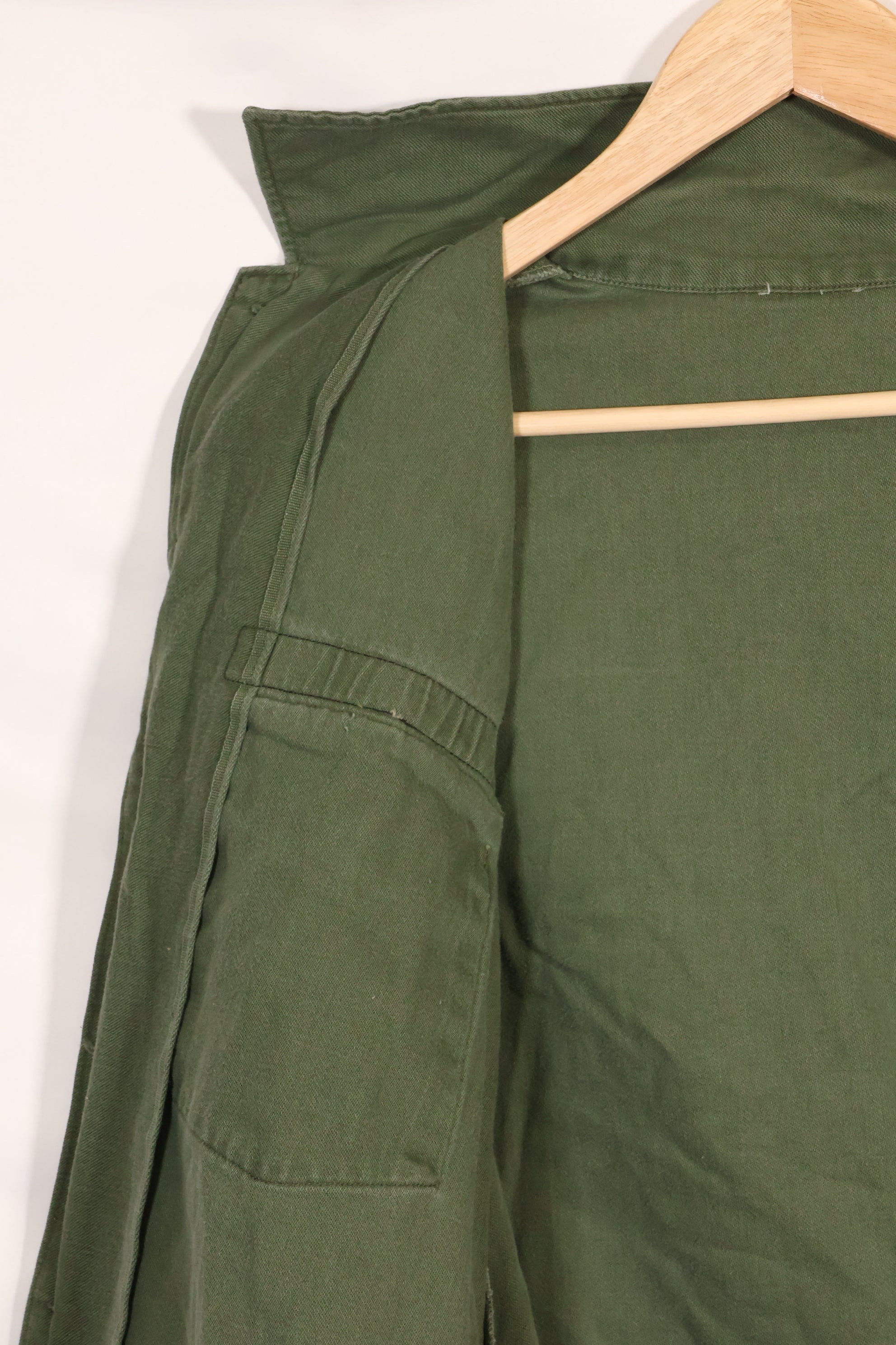 1967 Contract US Navy OG-107 Utility Shirt Engineering Corps SEABEES same owner C