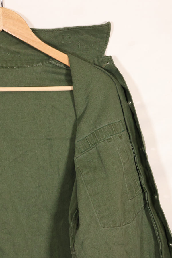 1967 Contract US Navy OG-107 Utility Shirt Engineering Corps SEABEES same owner C