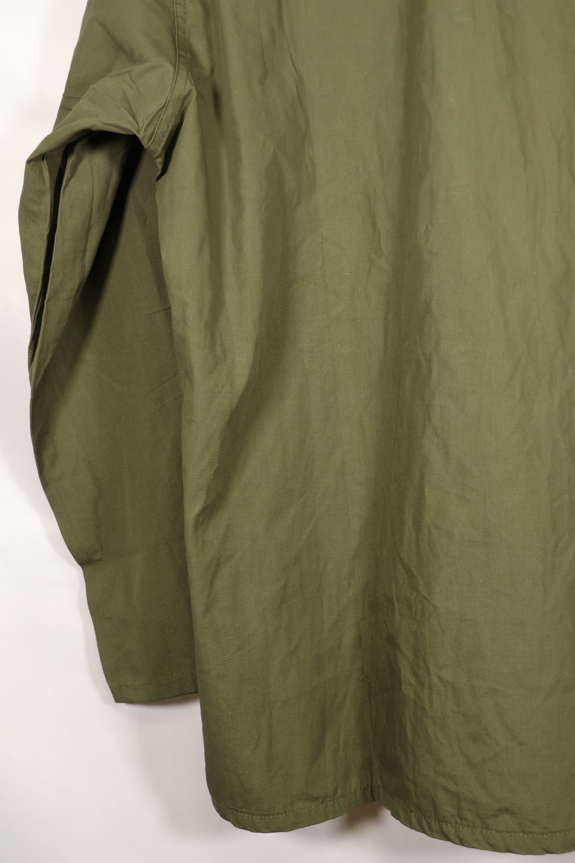 1960's Estimated Medium U.S. Navy Utility Shirt, Poplin, light fabric, almost unused.