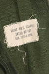 1967 Contract US Navy OG-107 Utility Shirt Engineering Corps SEABEES same owner C
