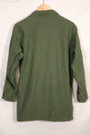 1967 Contract US Navy OG-107 Utility Shirt Engineering Corps SEABEES same owner C