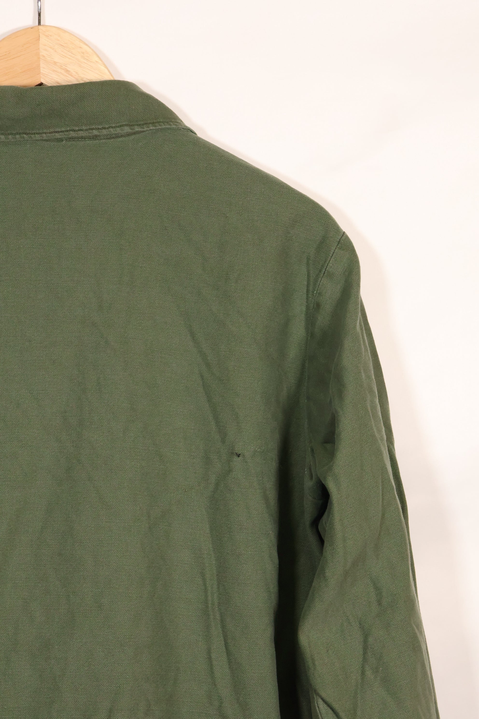 1967 Contract US Navy OG-107 Utility Shirt Engineering Corps SEABEES same owner C