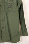 1967 Contract US Navy OG-107 Utility Shirt Engineering Corps SEABEES same owner D