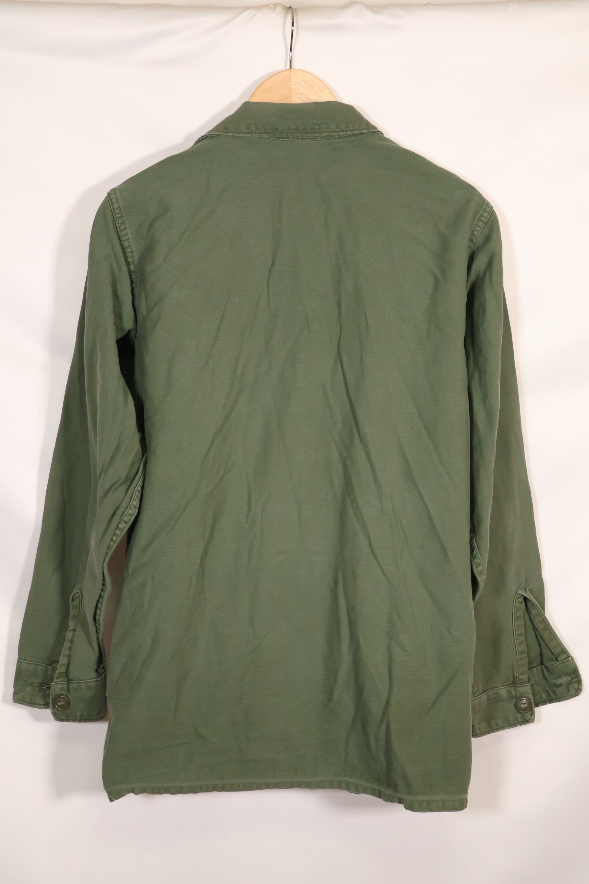 1967 Contract US Navy OG-107 Utility Shirt Engineering Corps SEABEES same owner D