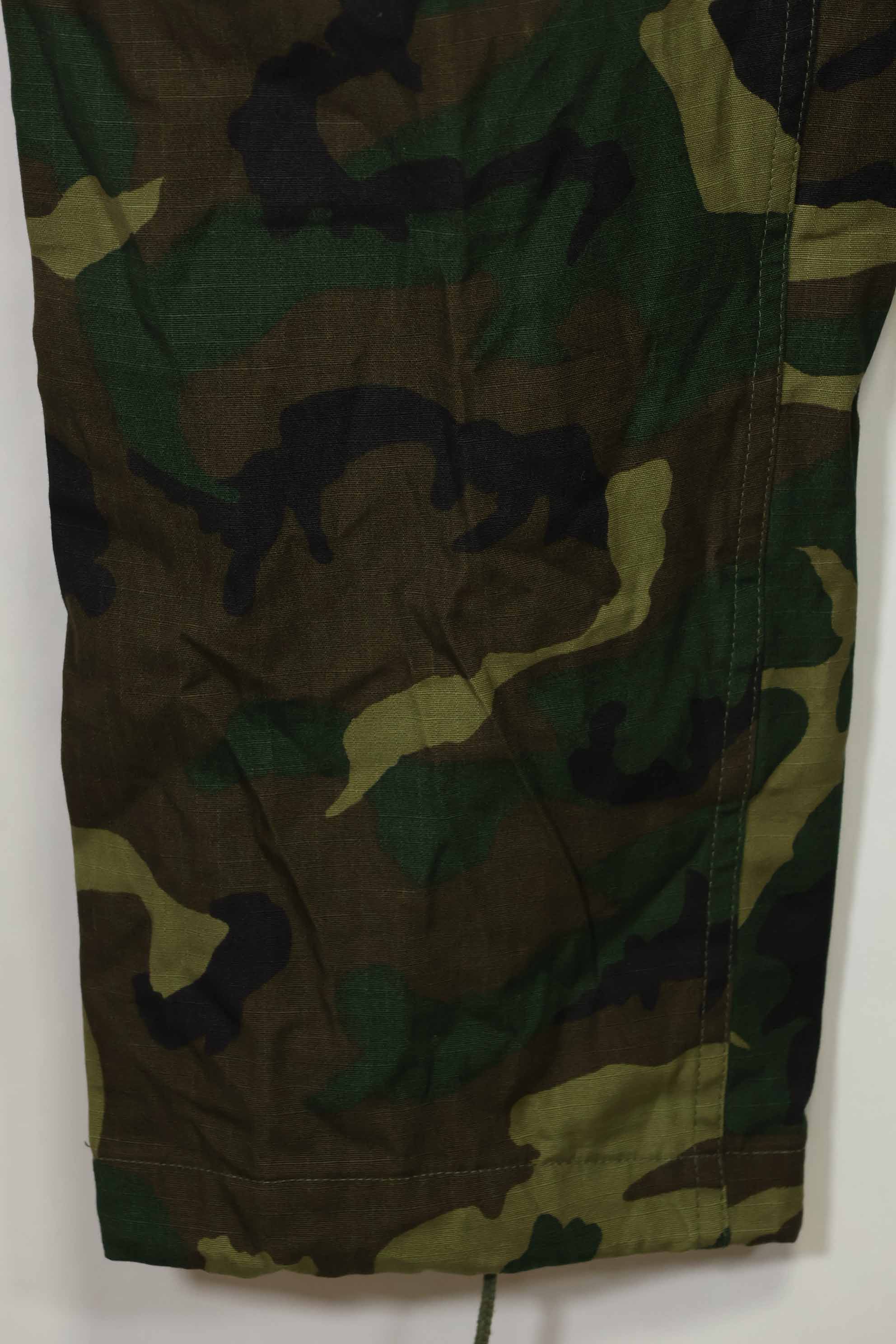 1981 Contract Deadstock U.S. Army ERDL LC Leaf Jungle Fatigue Pants L-S