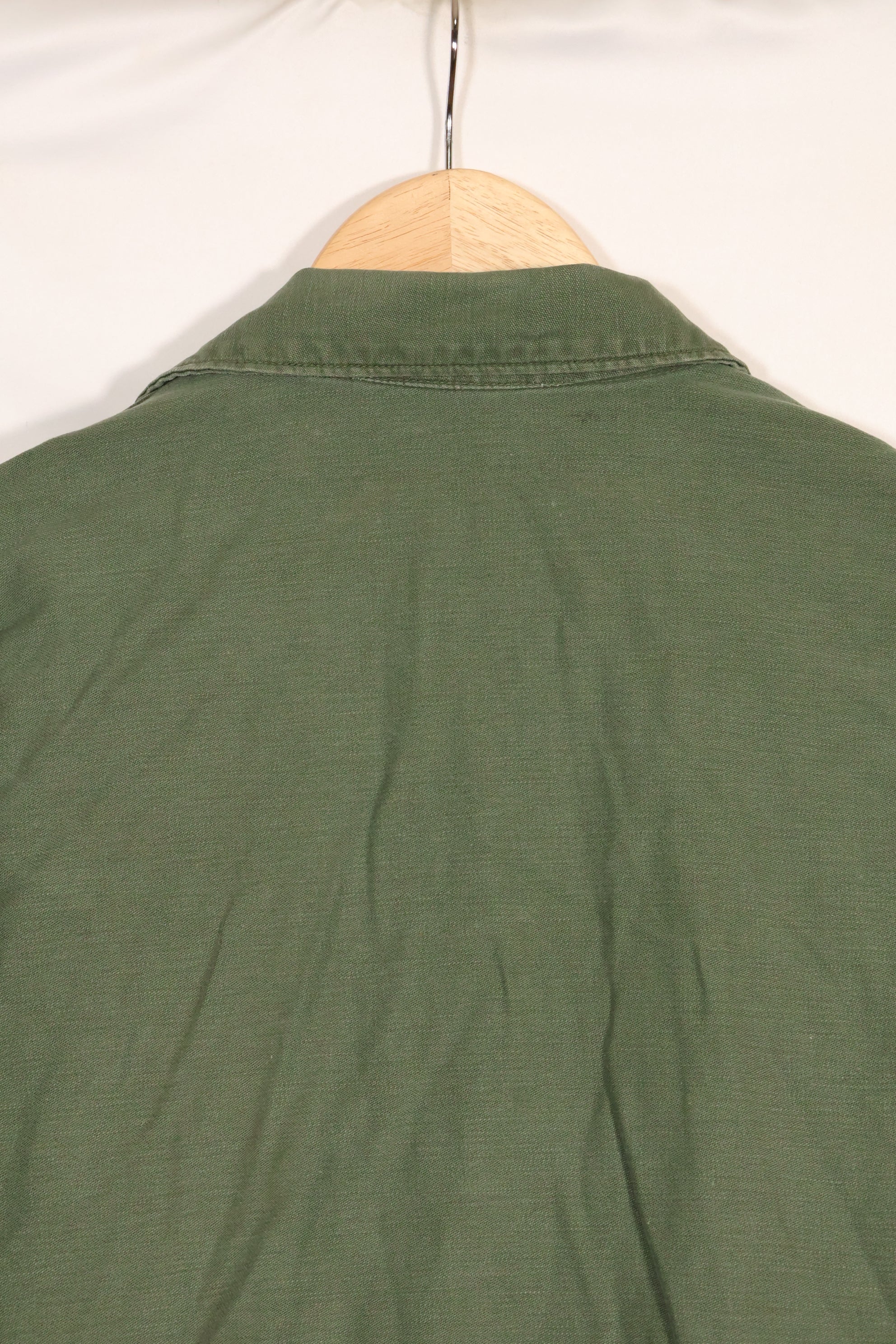 1967 Contract US Navy OG-107 Utility Shirt Engineering Corps SEABEES same owner D