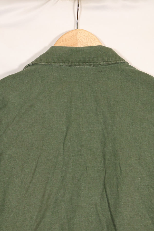 1967 Contract US Navy OG-107 Utility Shirt Engineering Corps SEABEES same owner D