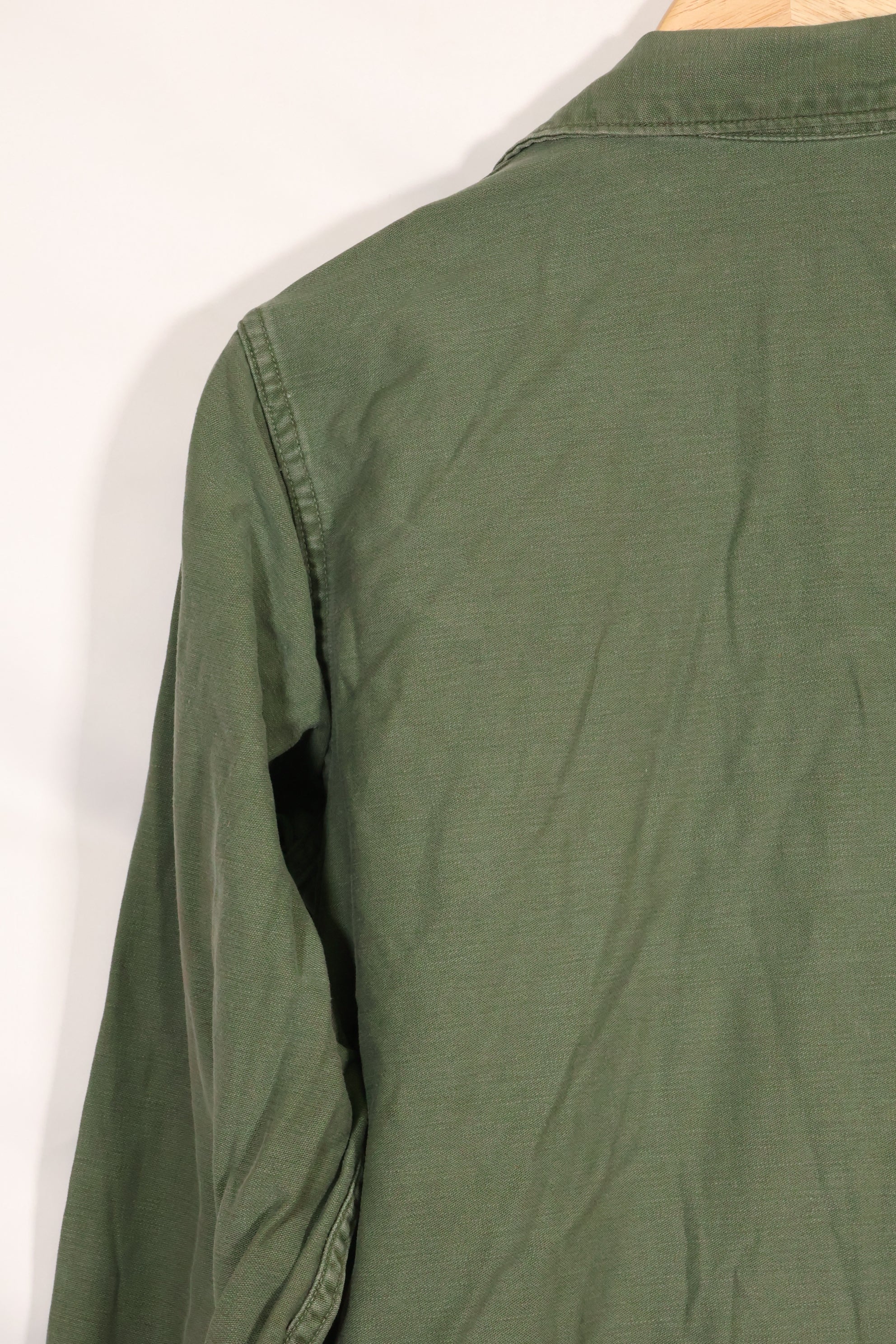 1967 Contract US Navy OG-107 Utility Shirt Engineering Corps SEABEES same owner D