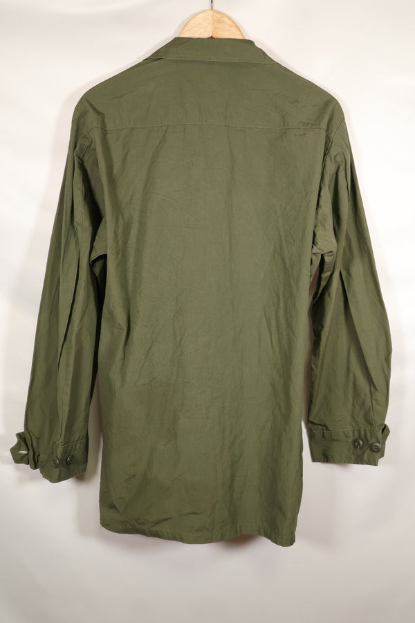 1969 Contract M-R Non Rip 3rd Model Jungle Fatigue Jacket, used, with tape.