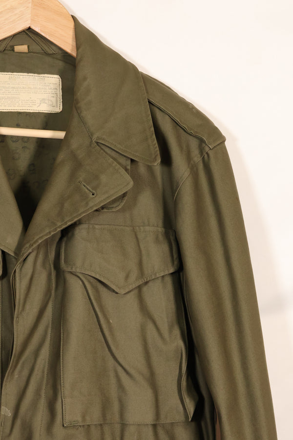 1940s US Army M43 Field Jacket 2nd Inf Custom Painted Jacket, almost unused.