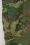 1968 Contract Ripstop Fabric US Army ERDL Camouflage Fatigue Pants Shorts L-R