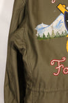 1940s US Army M43 Field Jacket 2nd Inf Custom Painted Jacket, almost unused.