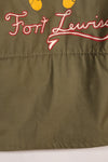 1940s US Army M43 Field Jacket 2nd Inf Custom Painted Jacket, almost unused.