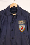 1968 Contract US Navy Anti-Submarine Patrol Mechanic Deck Jacket with locally made patches, used.