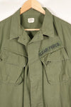 1968 Contract M-S 4th Model Jungle Fatigue Jacket with USAF Tape Short Sleeves Modified Used