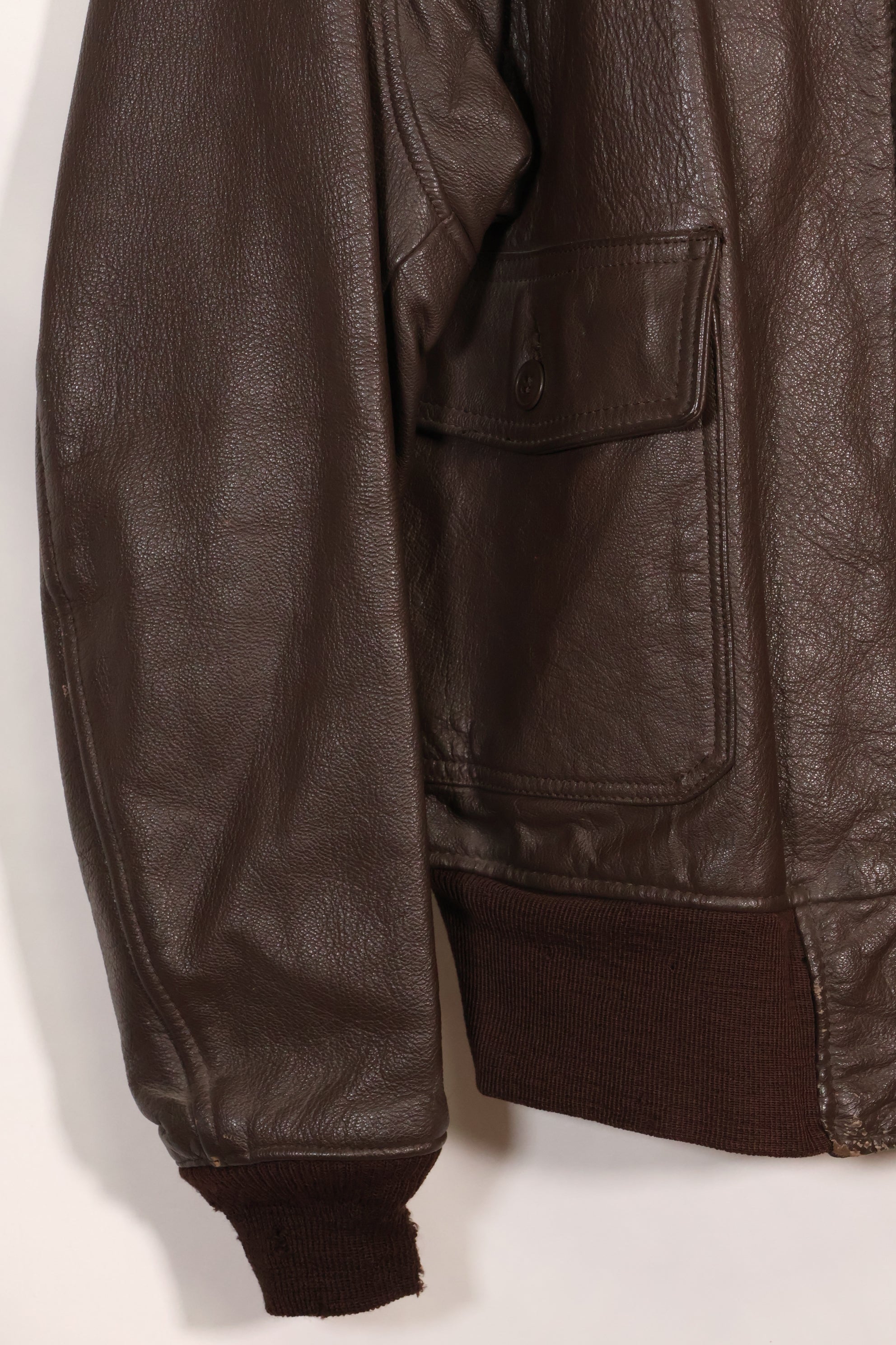 1969 Contract Size 44 US Navy G-1 Flight Jacket Large Size Used