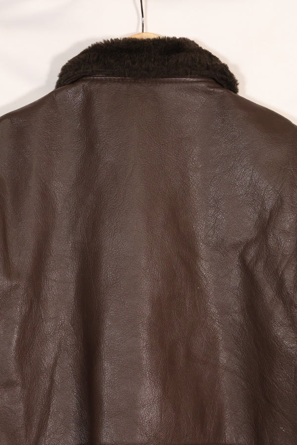 1969 Contract Size 44 US Navy G-1 Flight Jacket Large Size Used