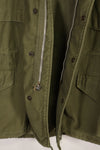 Real owned by former SF member, first model M65 field jacket, estimated 1965-1966, used.