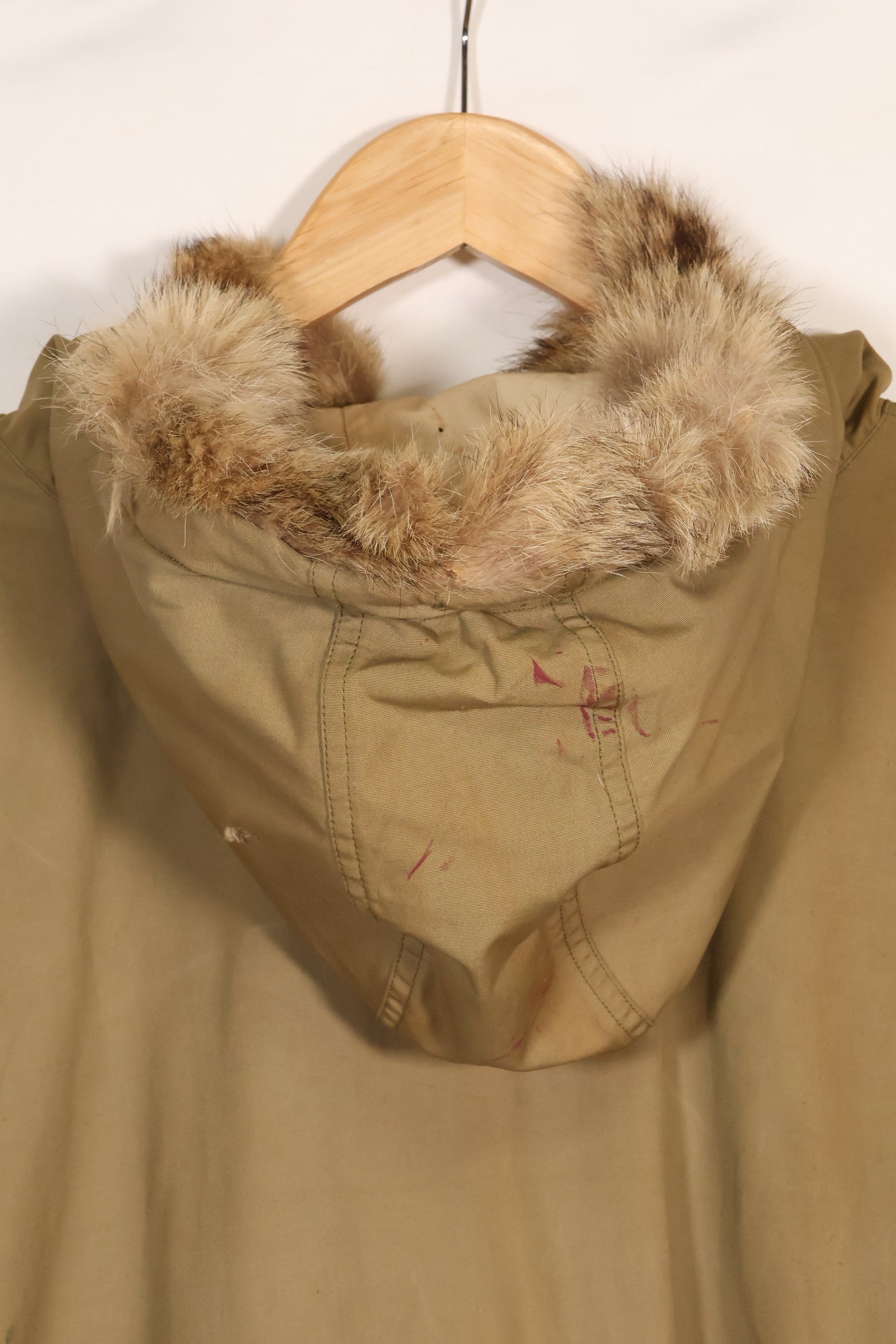 1940's Deadstock U.S. Army M1942 Snow Parka with original size tag, never used.