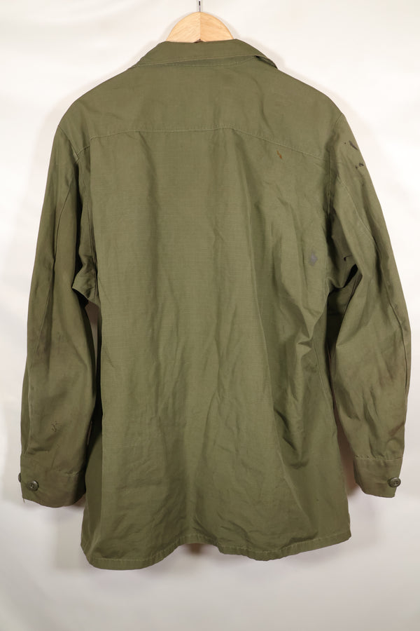 1969 Contract L-R 4th Model Jungle Fatigue Jacket Used