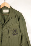 Circa 1966-67 M-R 3rd Model Jungle Fatigue Jacket with patches, good condition.