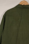 Real 1969 Ex-SF 4th Model Jungle Fatigue Jacket with patch, used.