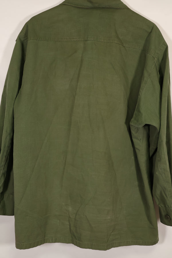 Real 1969 Ex-SF 4th Model Jungle Fatigue Jacket with patch, used.